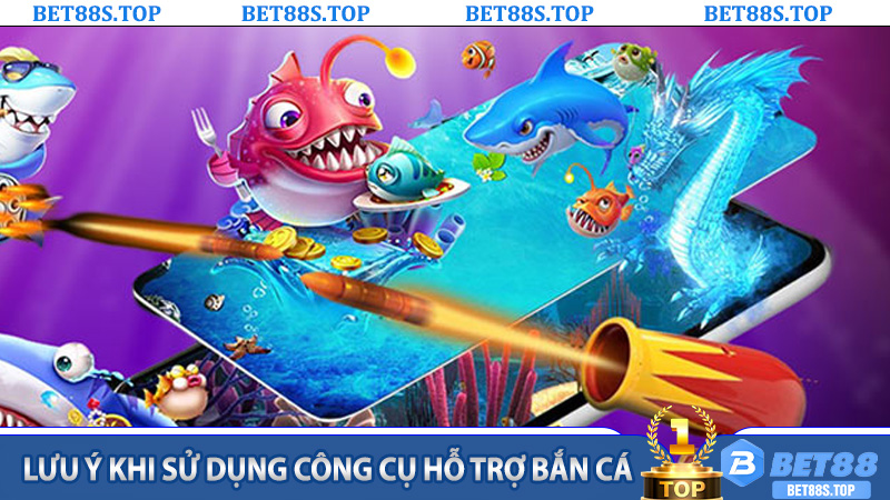 Lưu ý khi sử dụng công cụ hỗ trợ bắn cá